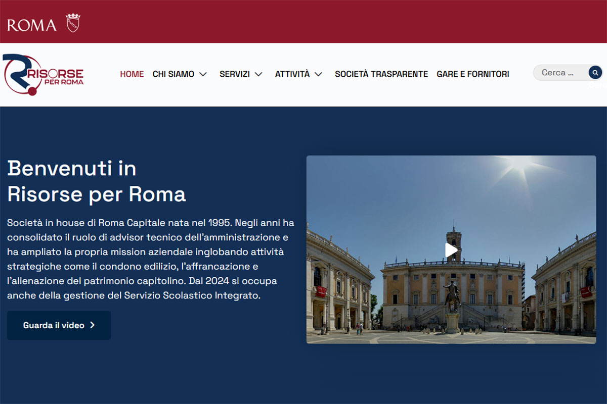 Sito Web di Risorse per Roma