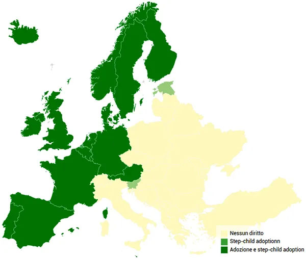 Matrimoni e unioni civili in Europa